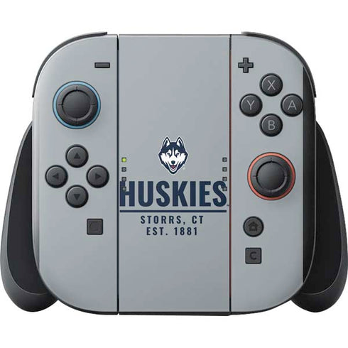 University of Connecticut Huskies Est 1881 Nintendo Switch 2 (2025) with Joy-Con Skin